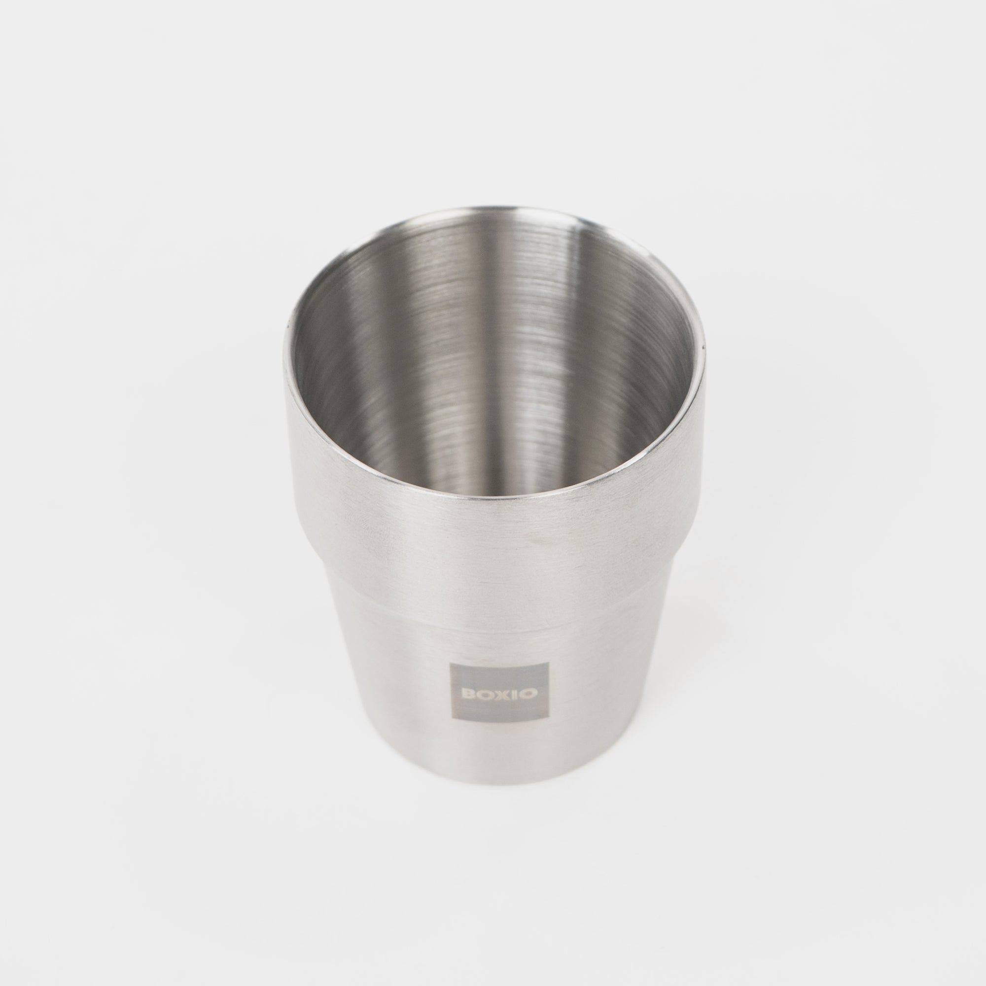 BOXIO CUP I Set of four stackable stainless steel cups