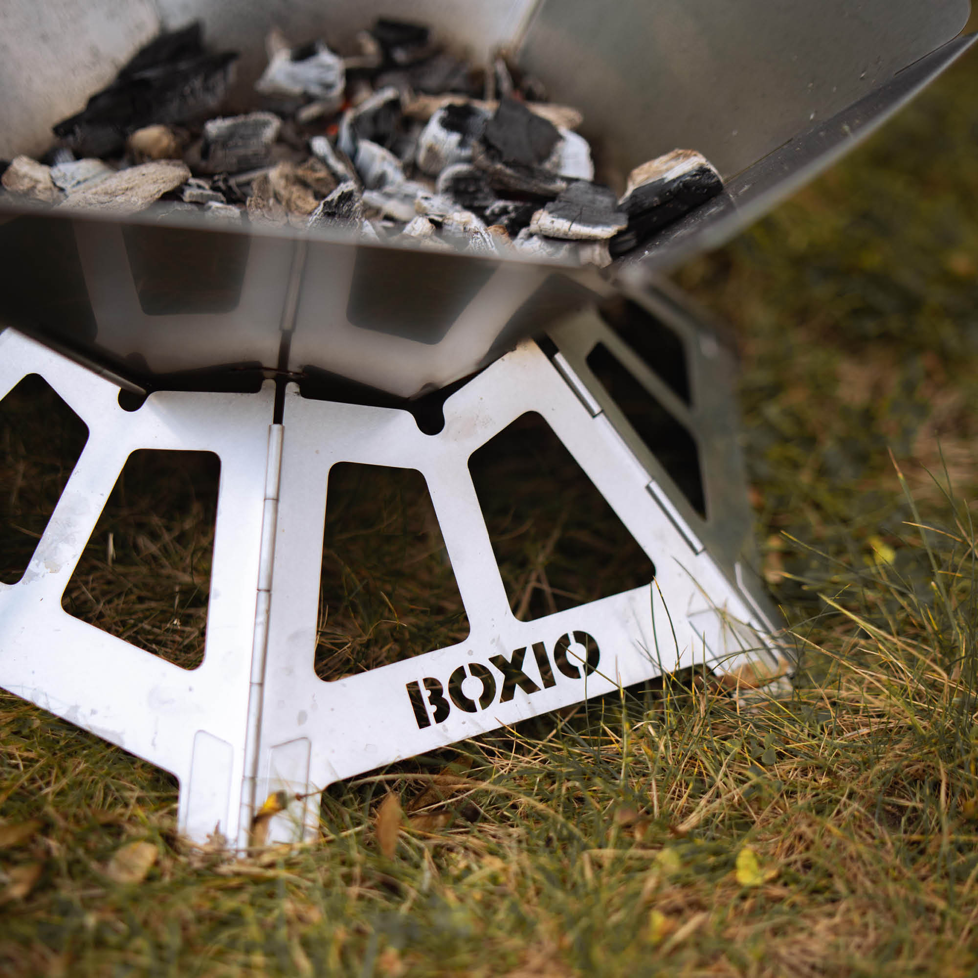 BOXIO FIRE BUNDLE | Portable Campfire + Tripod in Eurobox