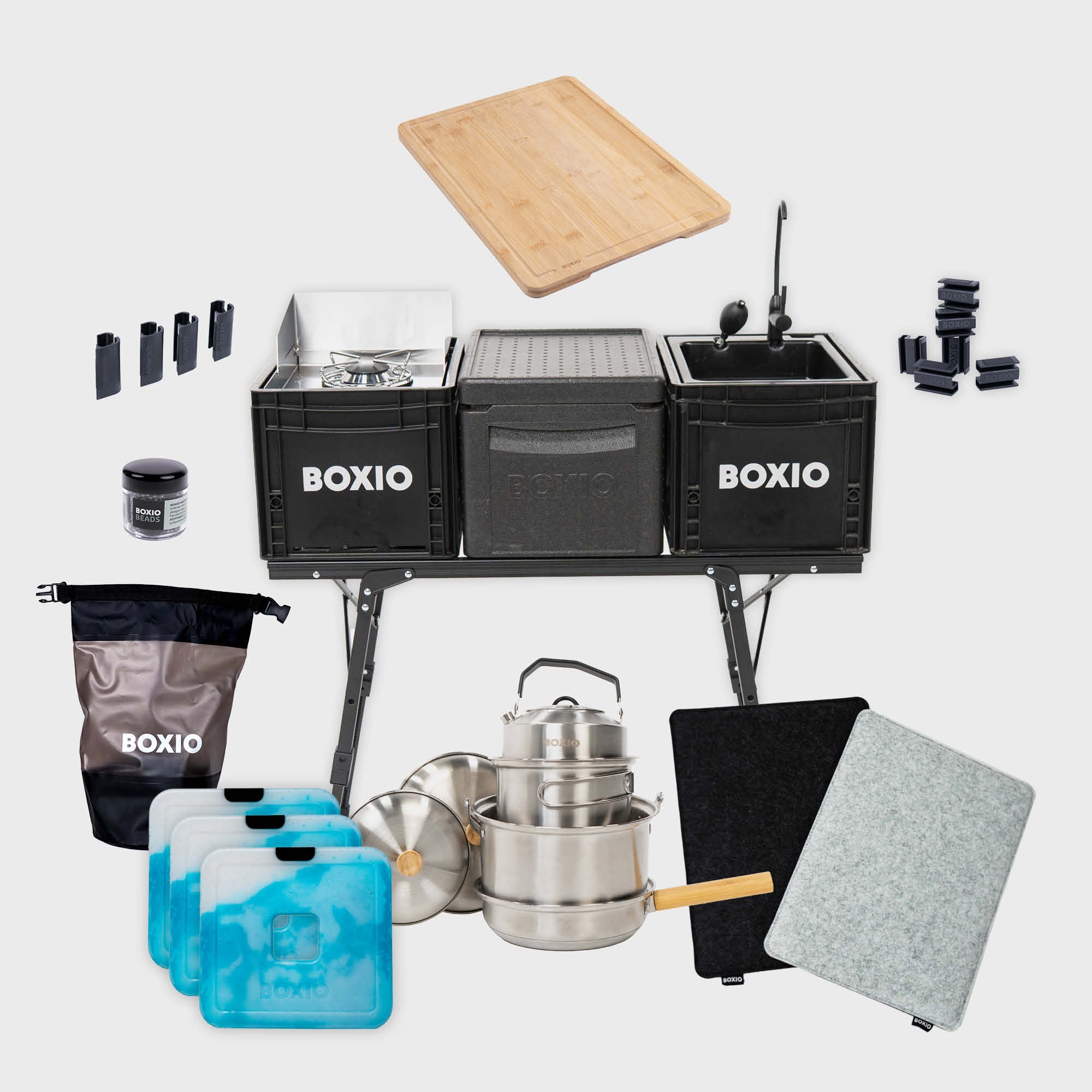 BOXIO KITCHEN PLUS I Premium Camping Kitchen