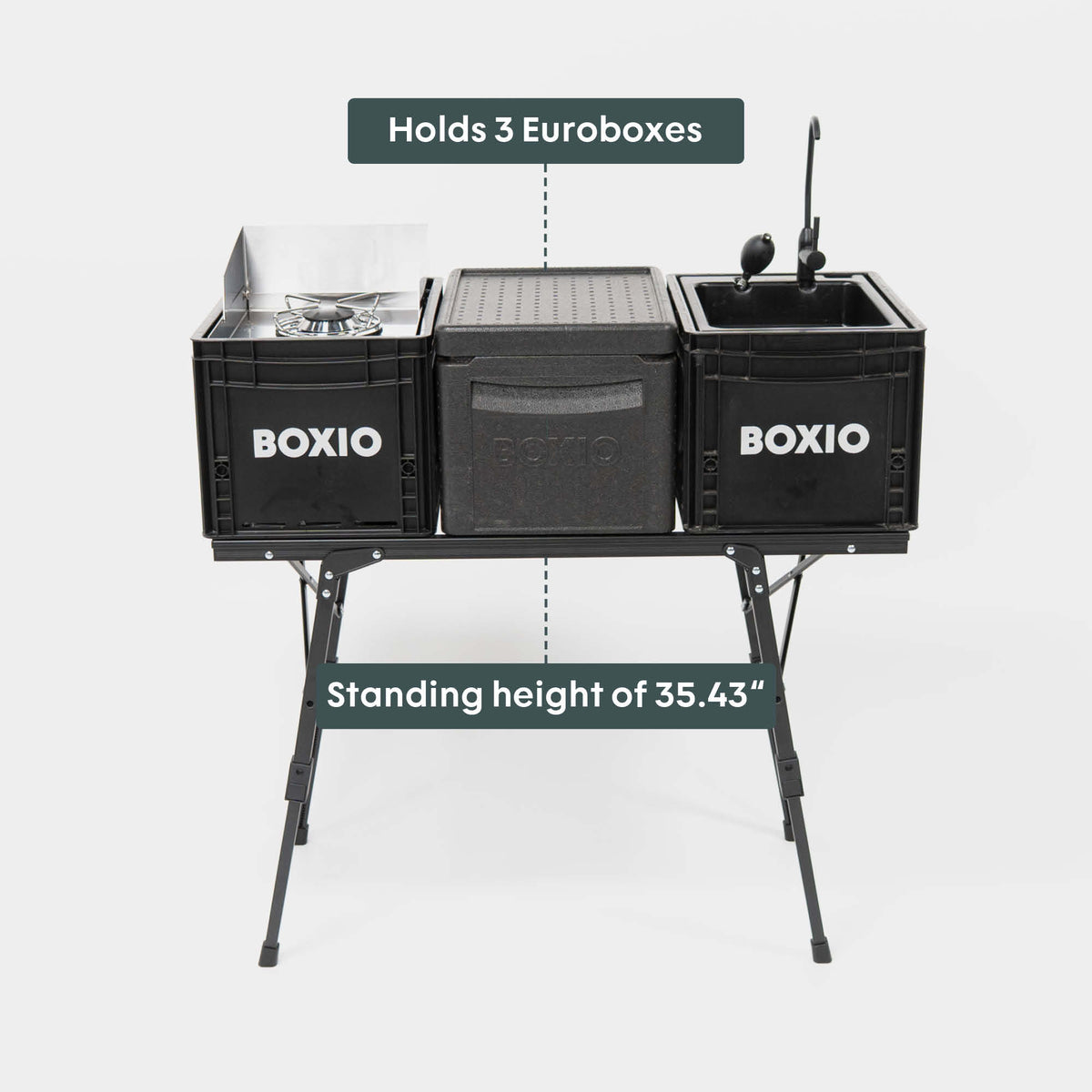 BOXIO KITCHEN PLUS I Premium Camping Kitchen