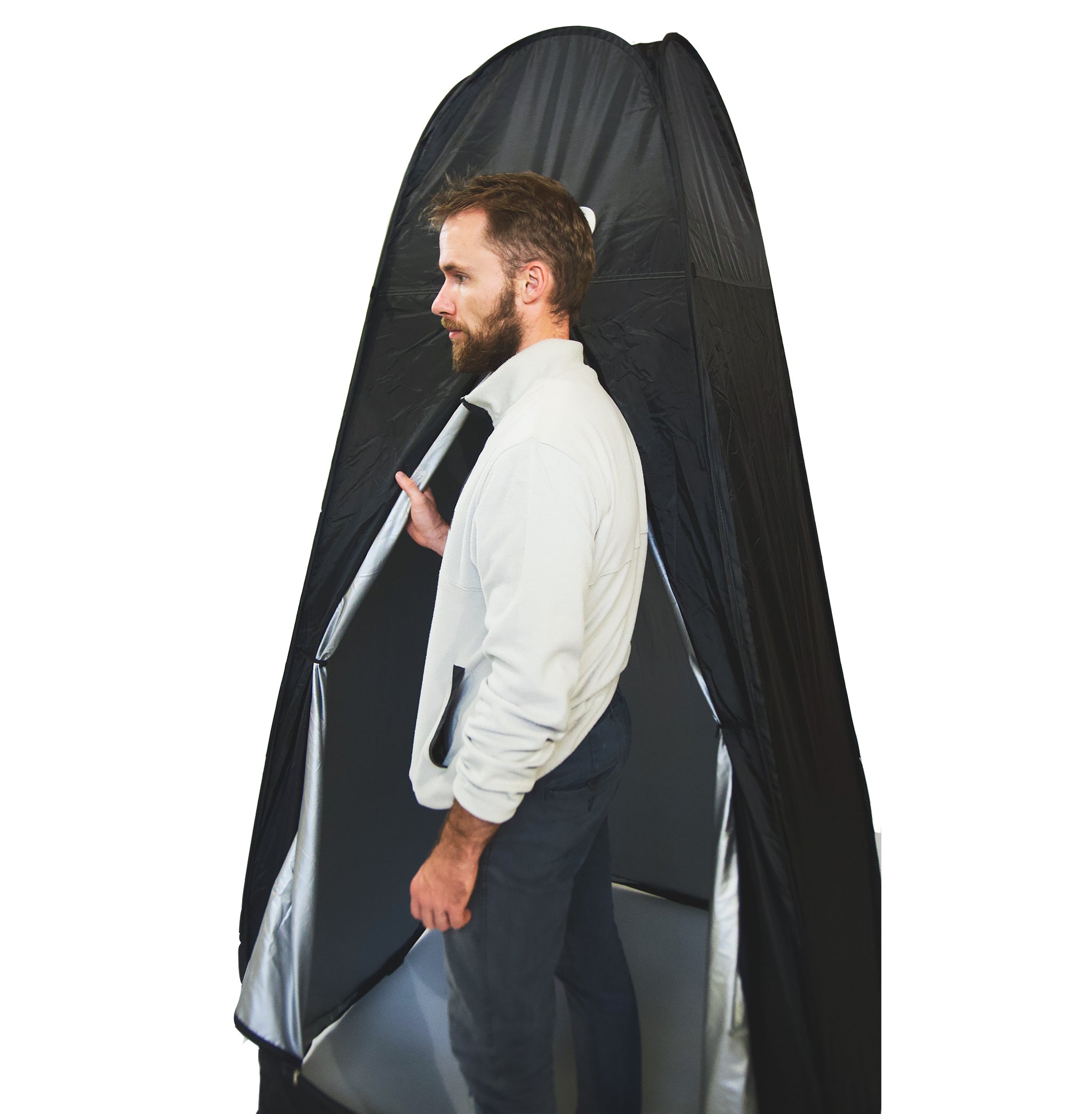 Pop-Up Shower and Toilet Tent