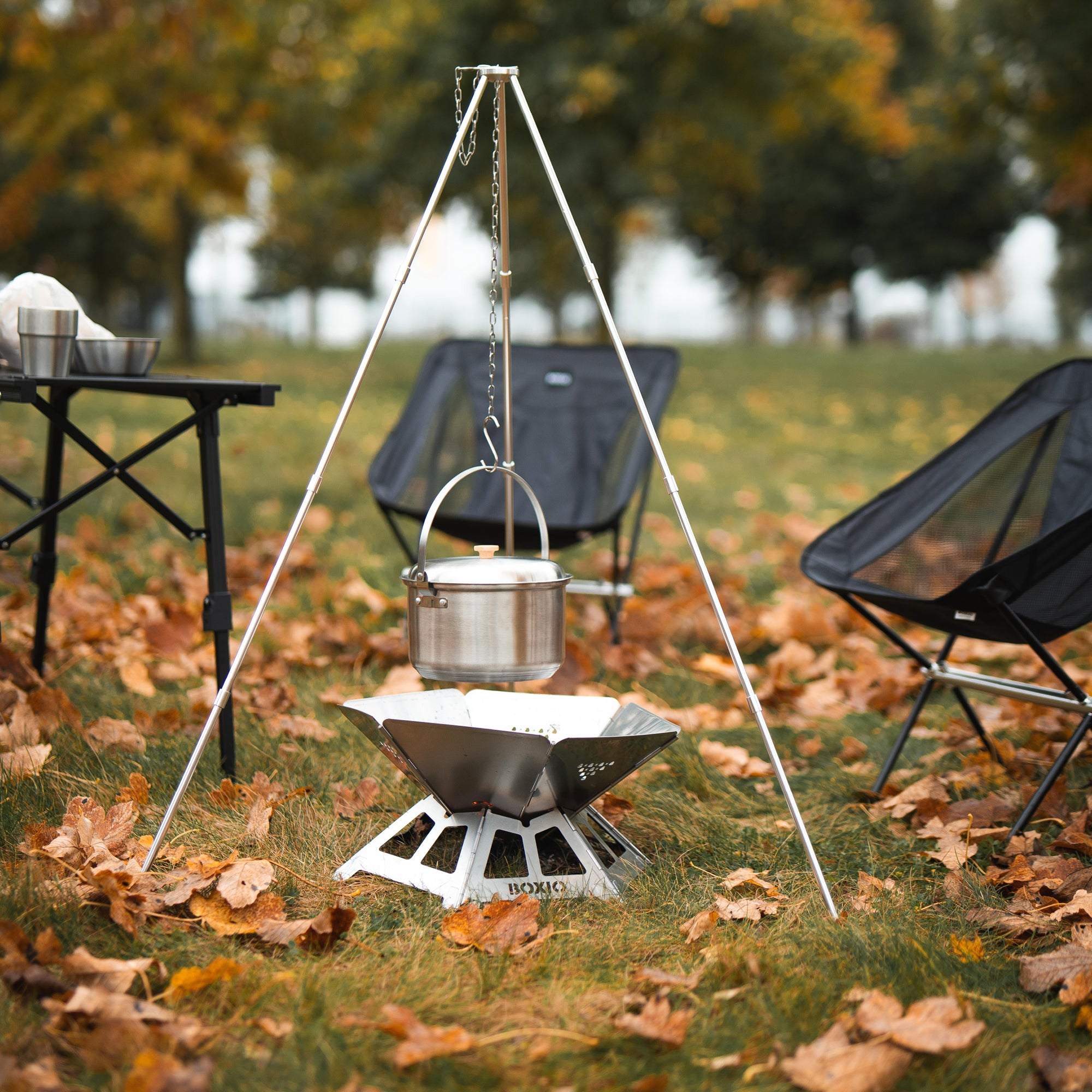 BOXIO CAMPFIRE I Portable Campfire Bundle