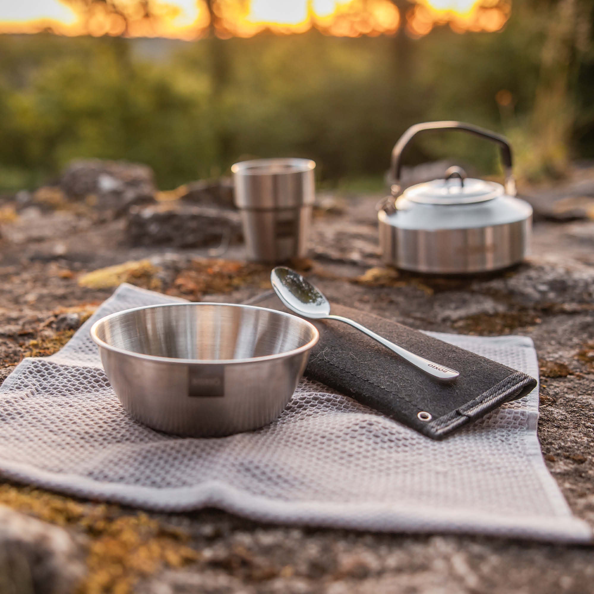 BOXIO COOK Max+ I Premium Camp Stove with Cookware and Tableware