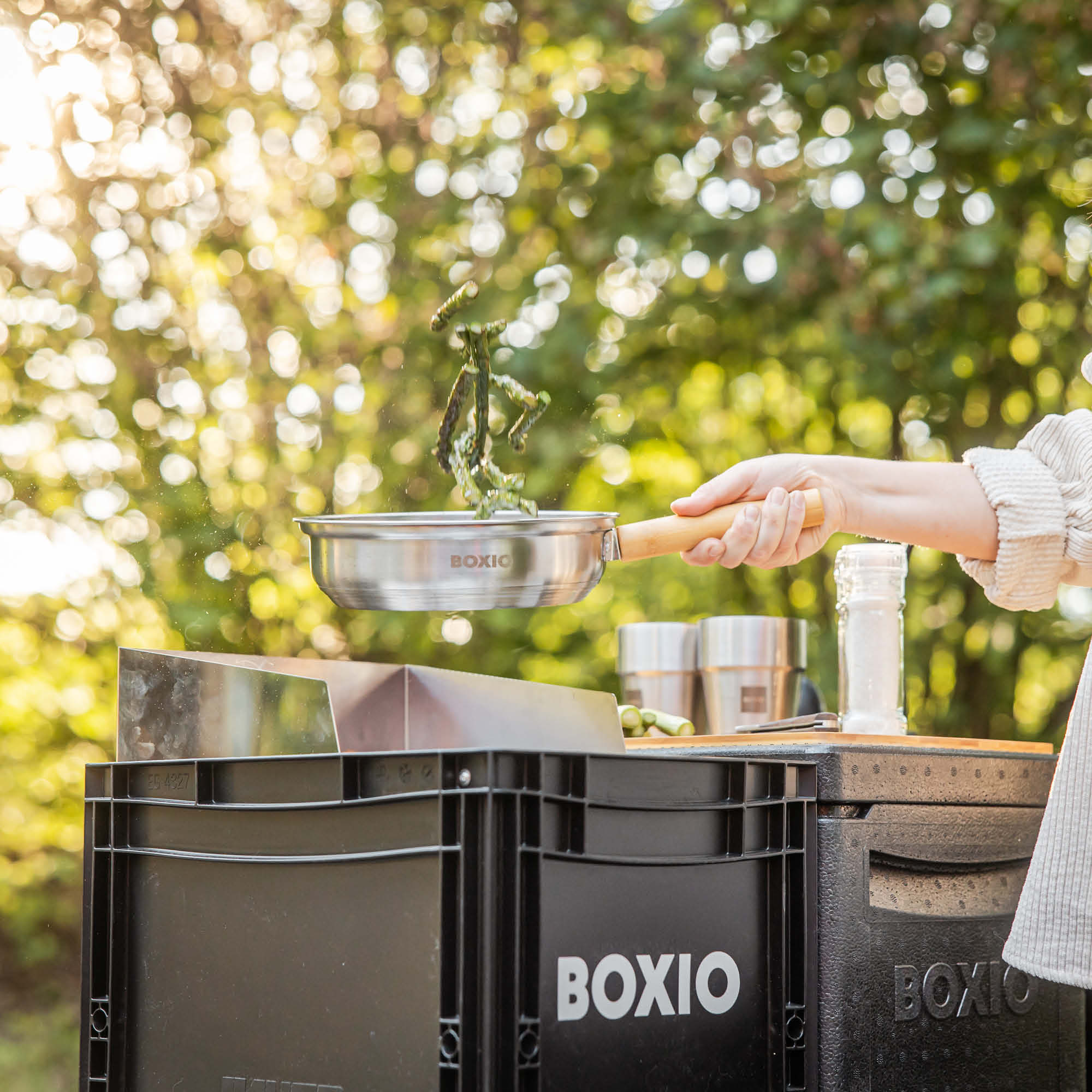 BOXIO COOK PLUS I Premium Camp Stove with Cookware