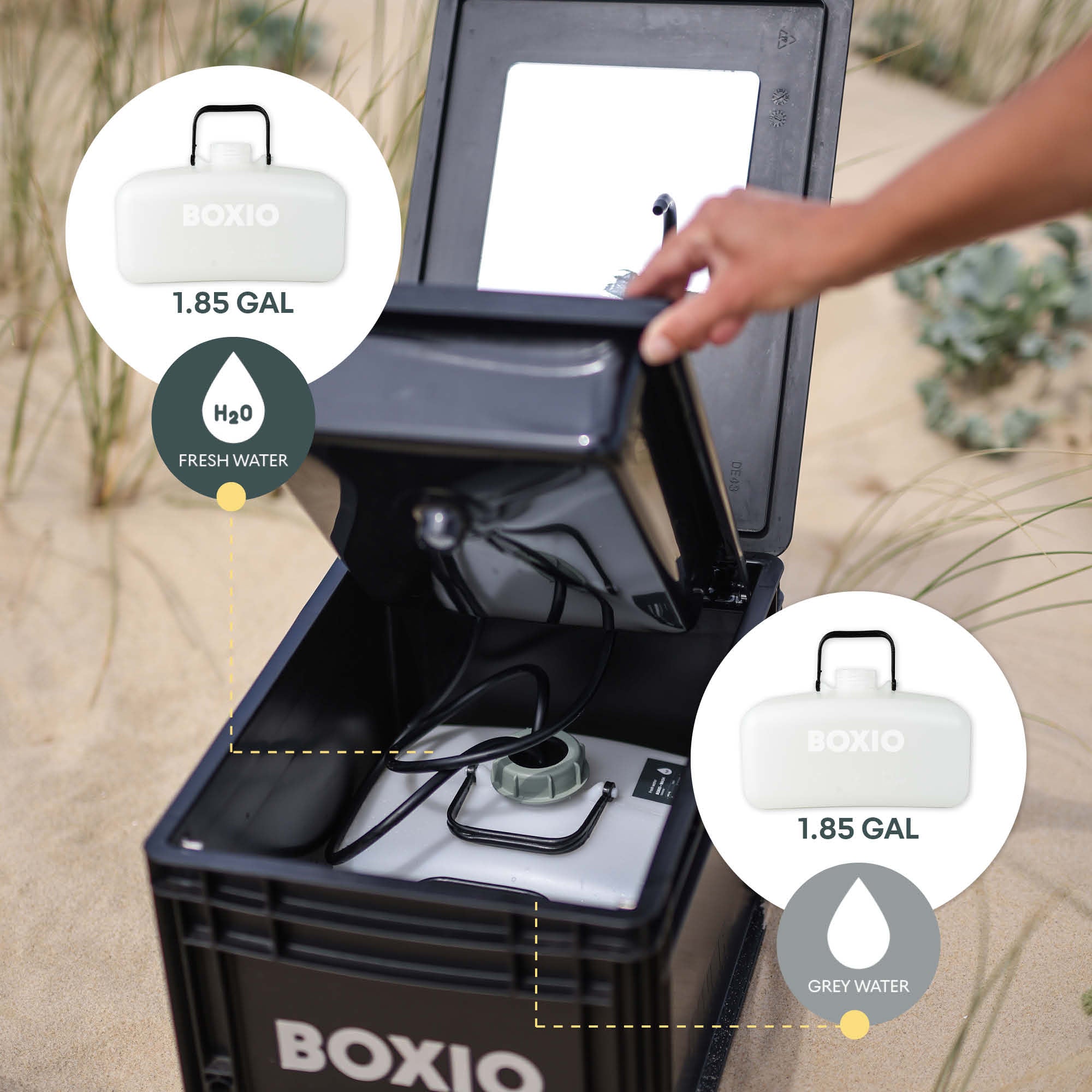 BOXIO WASH XL | Camping Sink