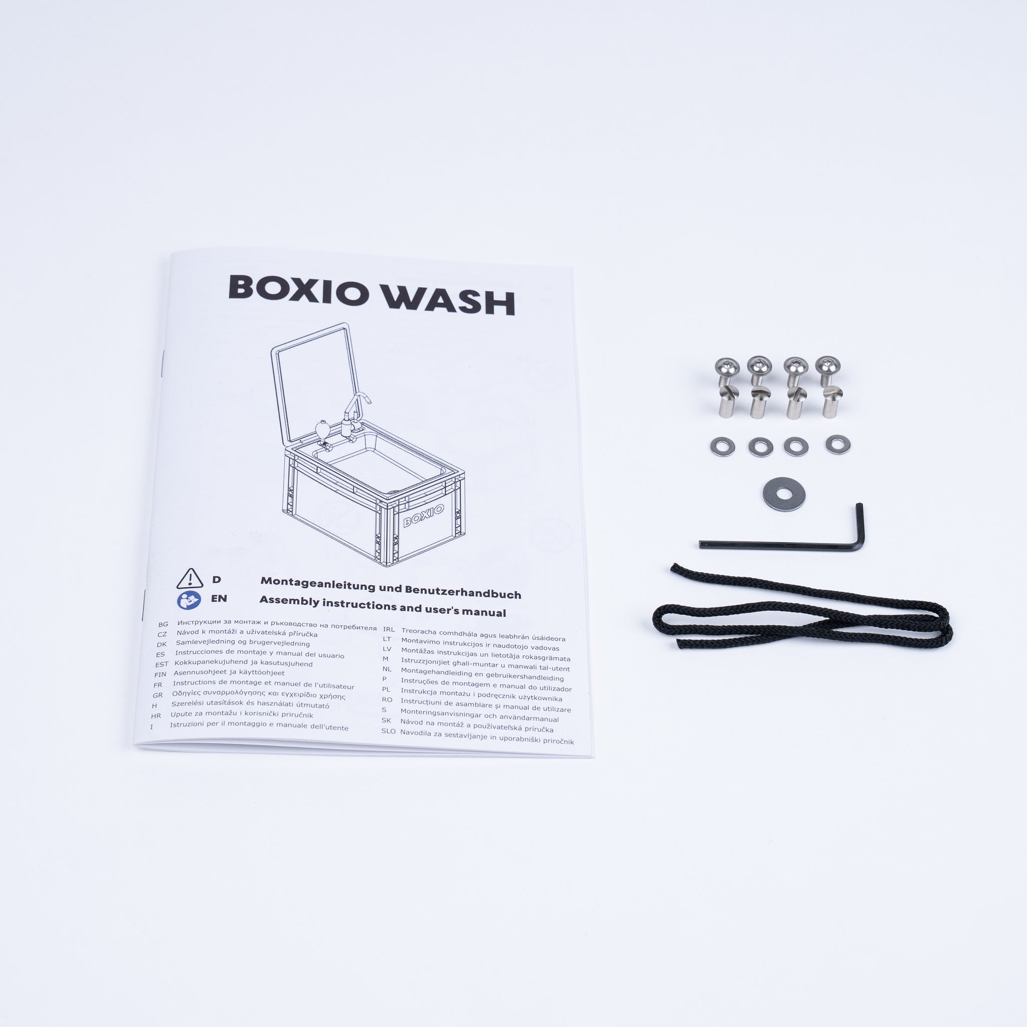 Assembly set for BOXIO - WASH